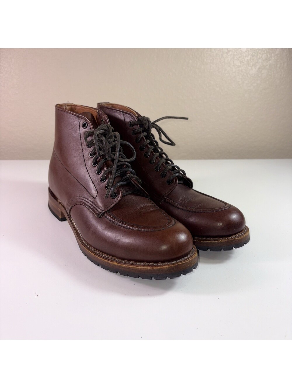 Red Wing 9030 Heritage Moc Toe Boots Men’s 10.5 D Brown Leather Made USA
